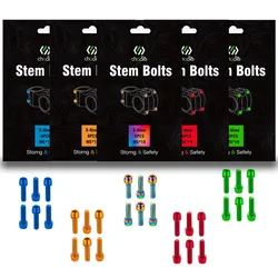 6Pcs M5x18 MTB Alloy Bolts Handlebar Stem Shifter Screws Fasteners Road Handlebar Screws Outdoor Cycling