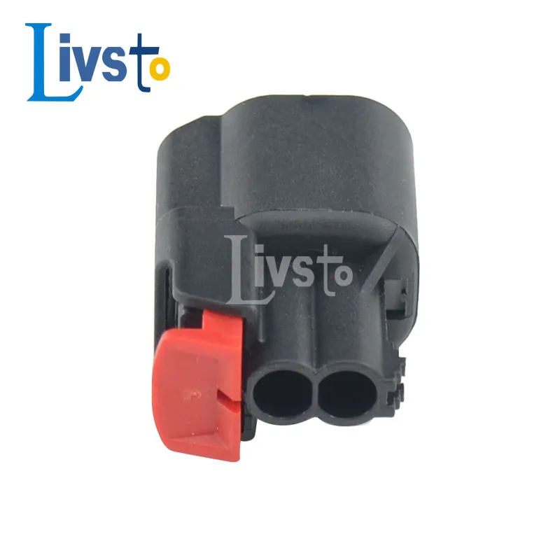 1 Set 2 Pin Auto Air Conditioner Compressor Pump Connector Harness Socket ABS Sensor Plug 34062-0028 view 3