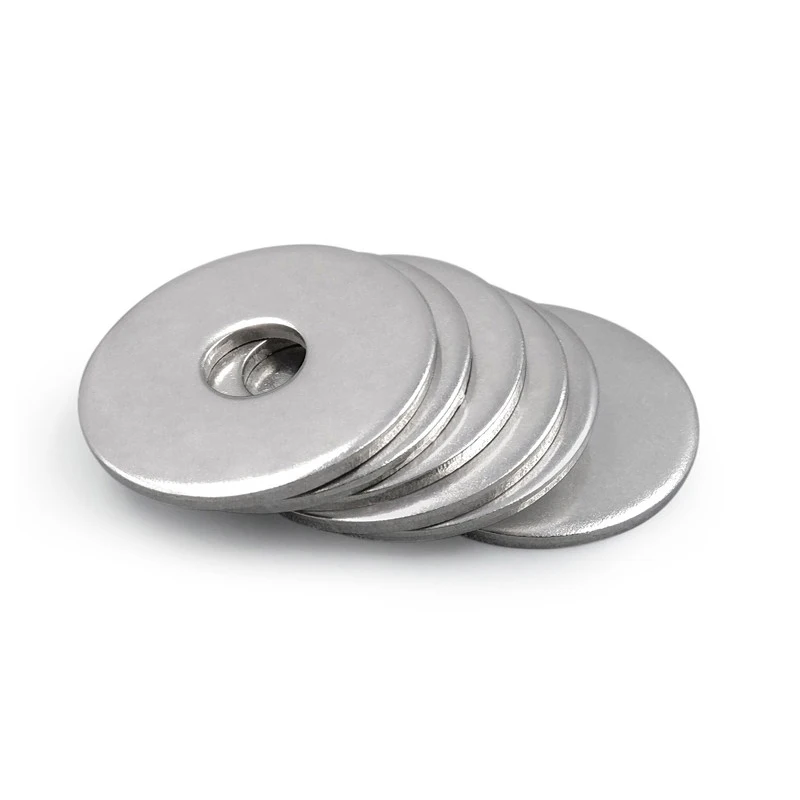 1/100X M2.5 M3 M3.5 M4 M5 M6 M8 M10 M12 M14 M16 A2-70 304 Stainless Steel Large Size Oversize Big Wider Flat Washer Plain Gasket