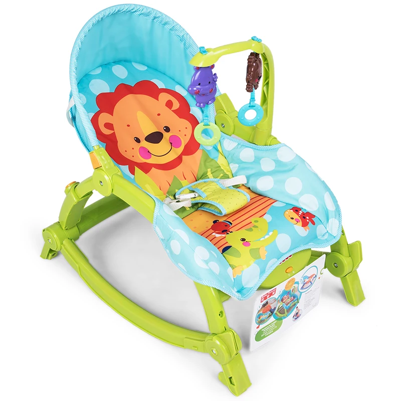 Chaise à bascule pliante pour nouveau-né, pour apaiser le sommeil du bébé, peut s\'asseoir, peut s\'allonger, berceau, avec musique