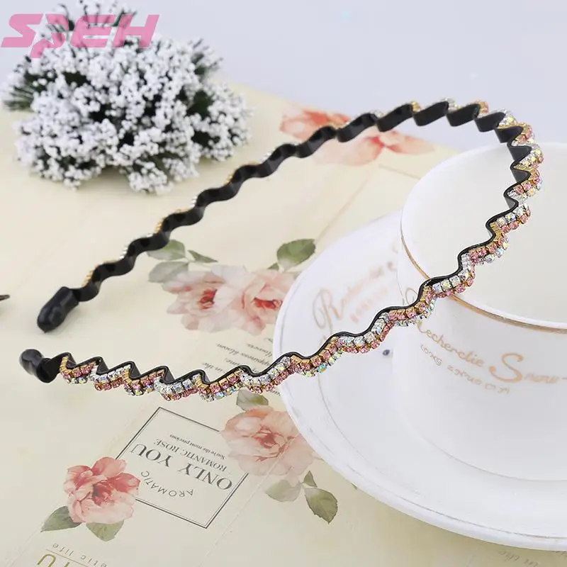 Self produced and sold Korean new hair accessories women's diamond hair hoop women's wedding accessories fashion Headband