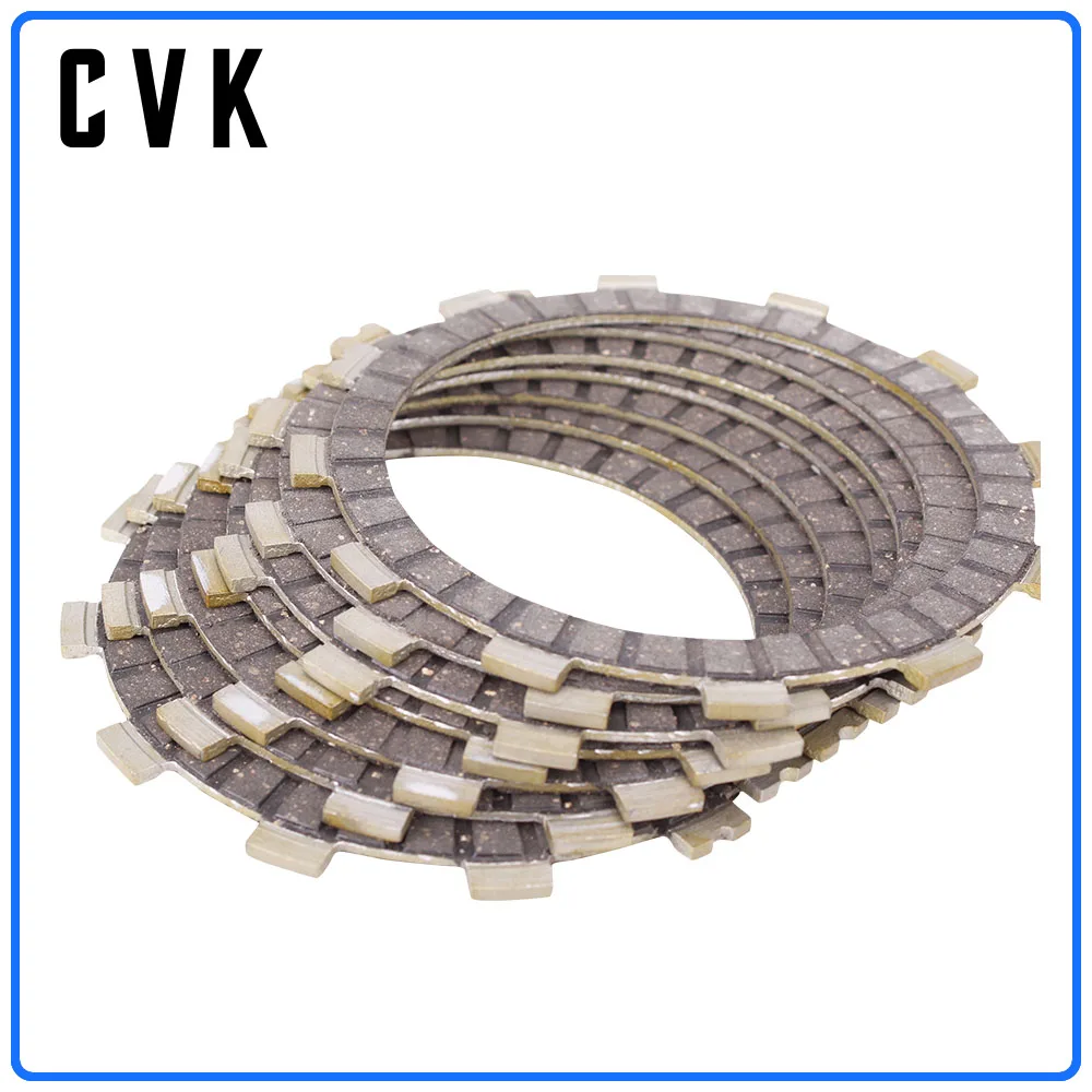 CVK 6 PCS Clutch Plate Friction Sheet Clutch Discs For Suzuki GSF250 GSF400 74A 73A 75A 77A 913 Bandit 250/400 Motorcycles GSXR