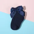 navy blue bow