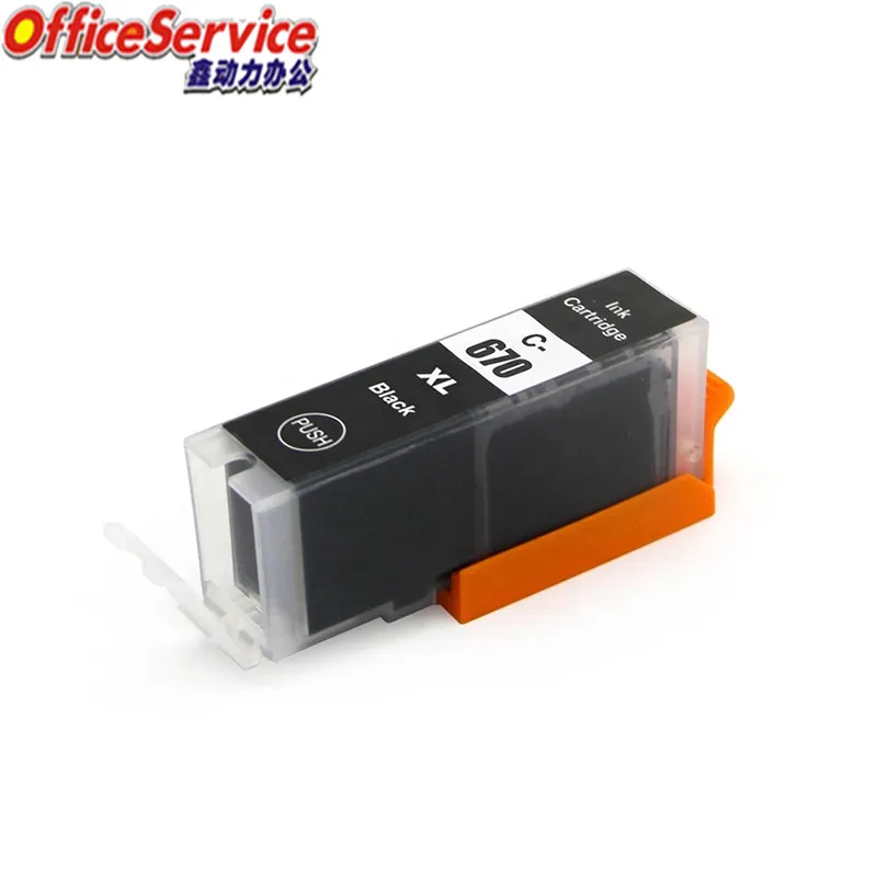 PGI670 CLI-671 PGI-670 PGI-670XL Ink Cartridge Compatible For Canon MG5760 MG5765 MG5766 MG6860 MG6865 TS9060  Printer