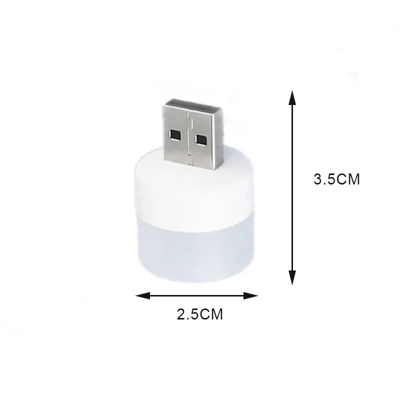 USB Cắm Đèn Máy Tính Di Động Sạc Điện USB Cuốn Sách Nhỏ Đèn LED Bảo Vệ Mắt Đọc Sách Nhỏ Tròn Ánh Sáng Ban Đêm ánh Sáng