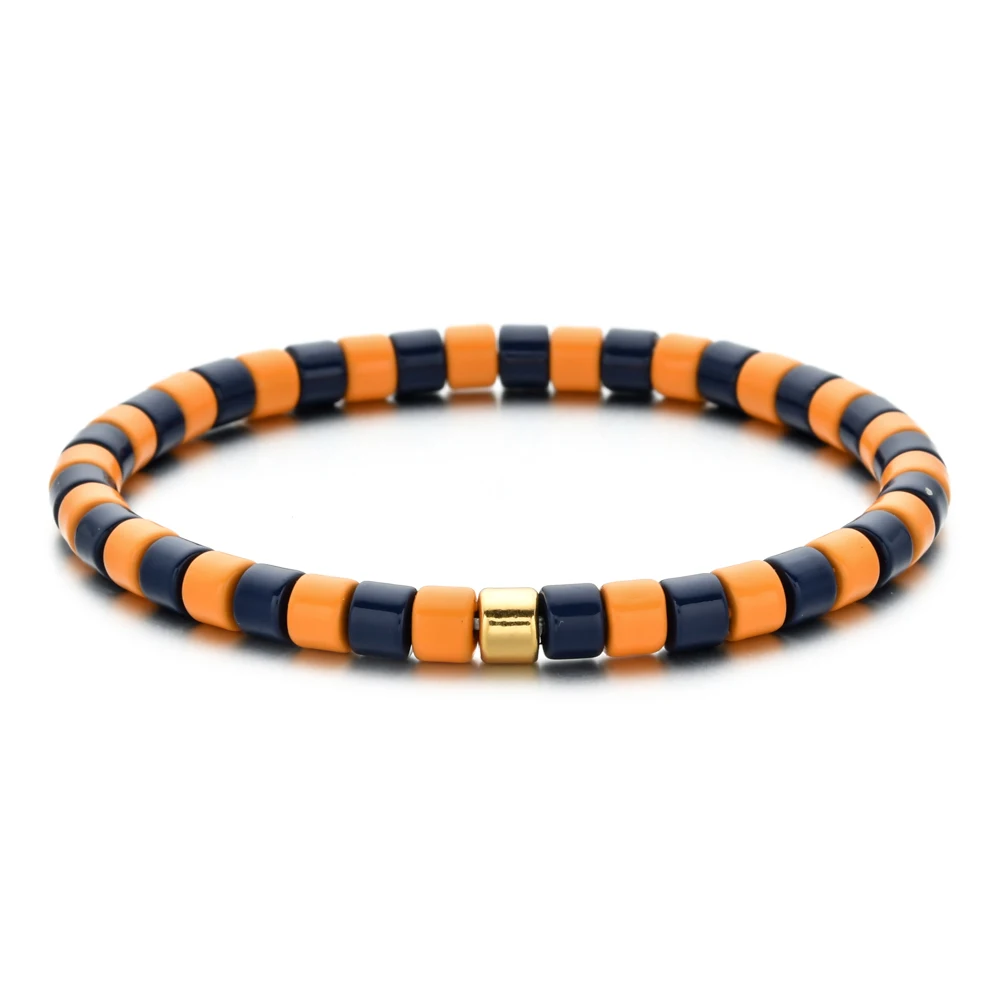Boho Bohemian Handmade Charm Summer New Gold color Bracelet Tile Beads Friendship Bracelet Women Gifts Unisex Fashion Jewelry