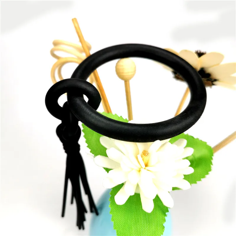 UKEBAY New Tassel Bangles For Women Charm Bracelets Gothic Hand Accessories Gift Lovers Rubber Jewelry Handmade Designer Bangle