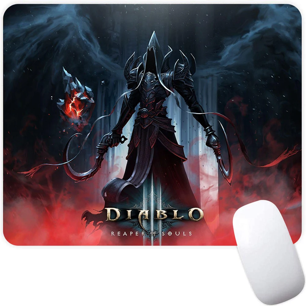 Diablo 3 Small Gaming Mouse Pad Computer Office Mousepad PC Gamer Mouse Mat Laptop Mausepad Mouse Carpet Keyboard Mat Desk Pad