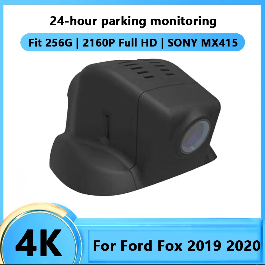 

4K Car Driving Video Recorder DVR Control APP Wifi Camera For Ford Fox 2019 2020 Full HD 2160P Night Vision Registrator Dash Cam