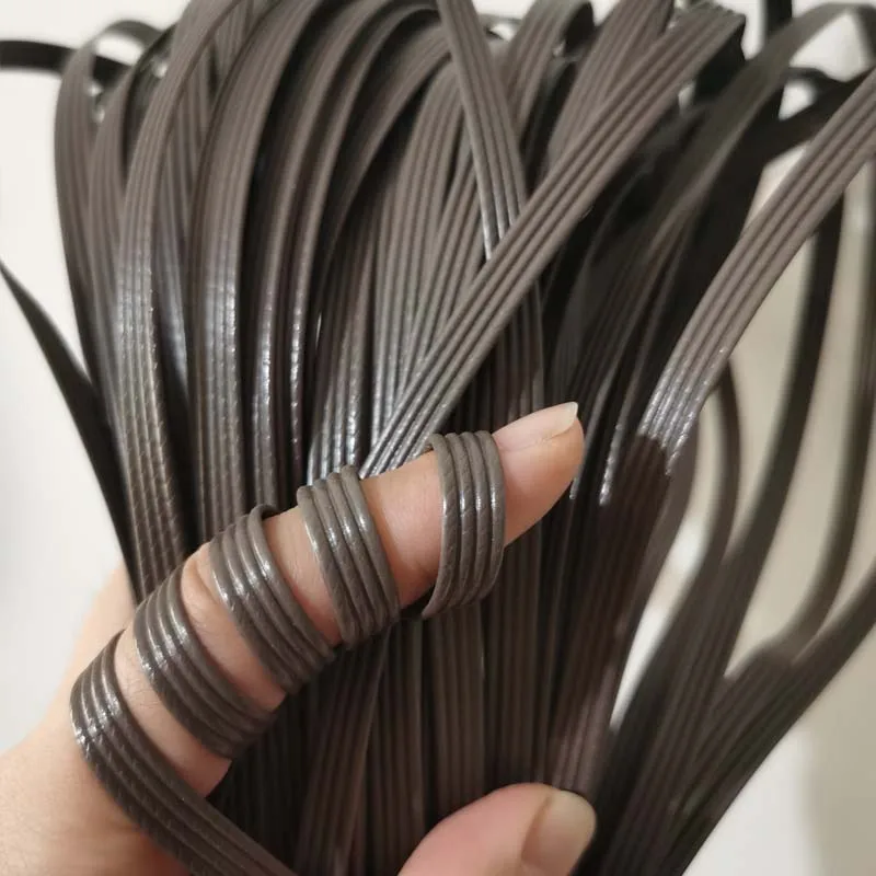 10 Meters 4 Stripes PE Flat Synthetic Rattan Handmade Weaving Plastic Cane Material Knit Repair Table Chair Basket