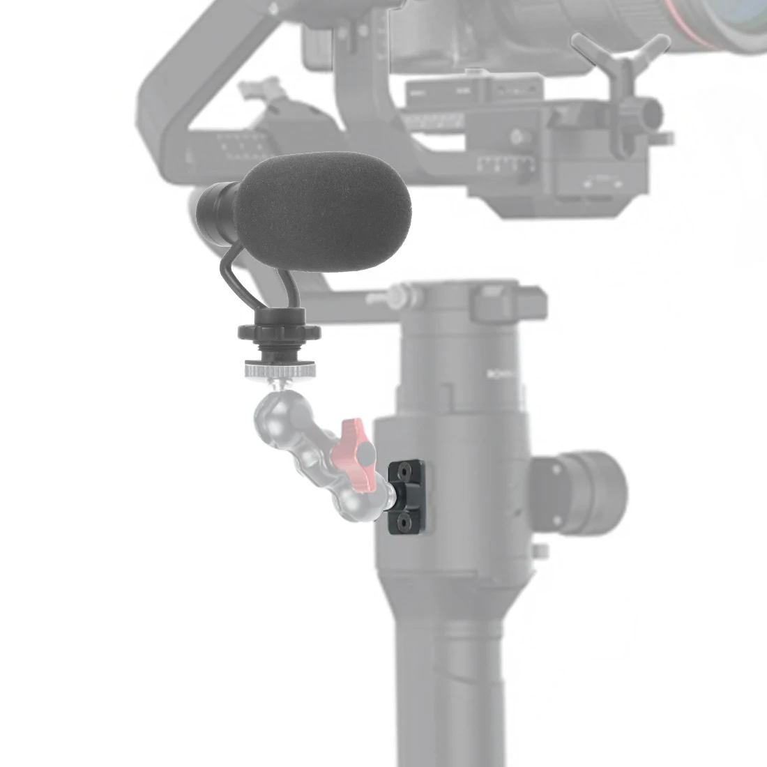 M4 на 1/4 винтовой адаптер удлинительная ручка Монтажная пластина адаптер держатель монитора алюминиевый сплав для стабилизатора DJI Ronin S Magic ...