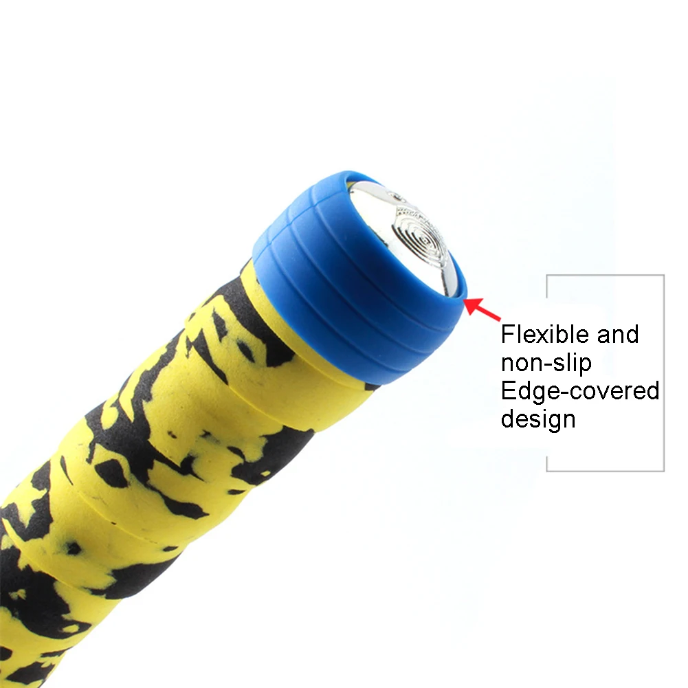 1 Pair Road Bike Handlebar Tape plugs Anti-Skip Rubber Silicone Plug Bicycle Handlebar end Bar Tape Fixed Ring Waterproof Wear