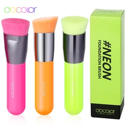 Docolor 3 Colors Flat Top Foundation Brush Large Face Makeup Brushes Contour Powder Brush Professional Beauty Cosmetics