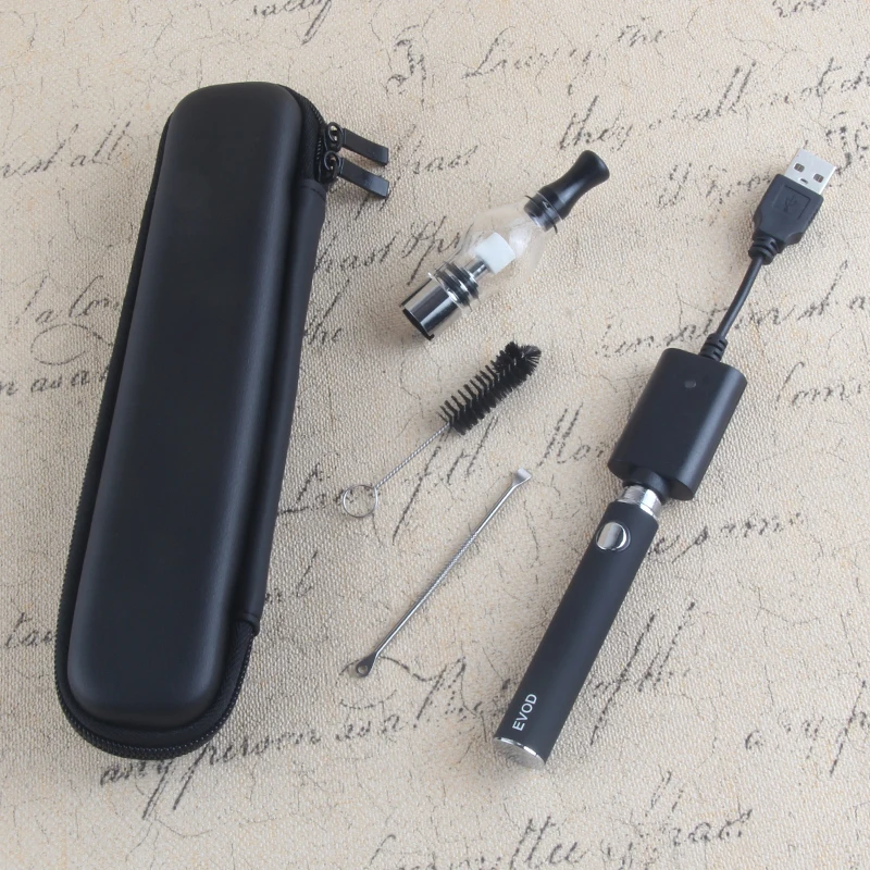 EVOD batteria glass globe atomizzatore vaporizzatore per erbe secche sigaretta elettronica starter kit fumatore cera vape pen evod eGo e cig