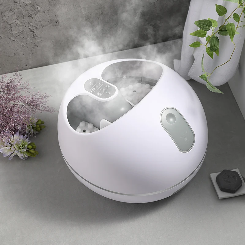 

TTSteamed Dumplings Massage Steam Foot Bath Tub Electric Heating Constant Temperature Household Washing Foot BathBarrel Artifact