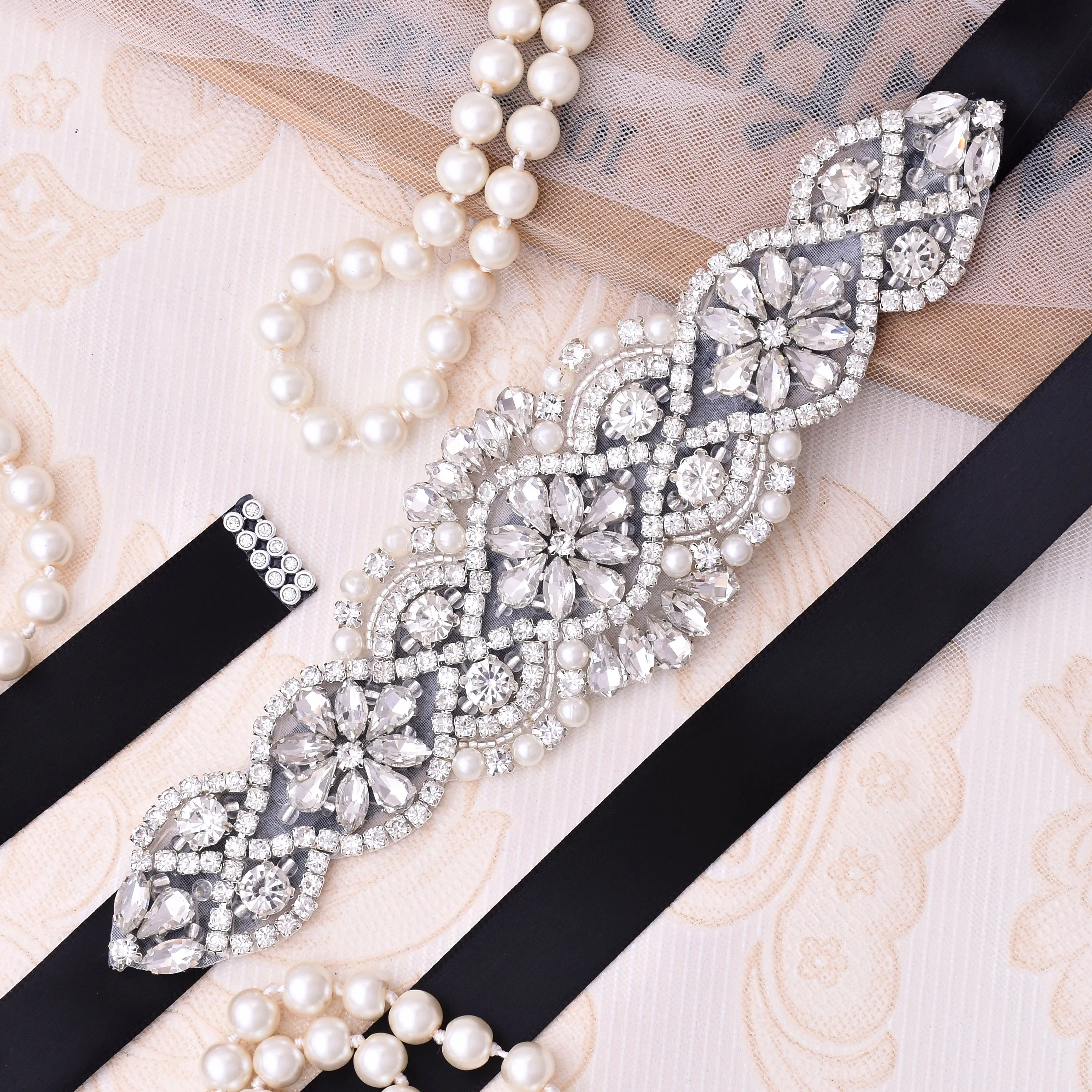 SESTHFAR – ceinture de mariée en strass, ceinture de robe de mariée en diamant, ceinture de mariage en cristal pour accessoires de robe de mariée