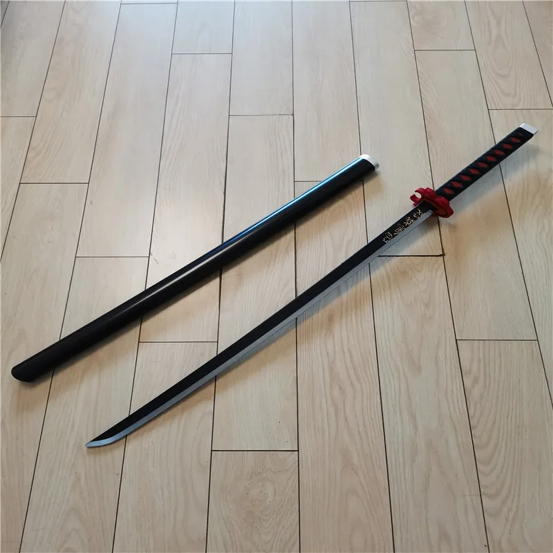 

Косплей Меч оружие бог огня меч 1:1 аниме ниндзя Satoman Tanjiro PU 104 см Katana Prop