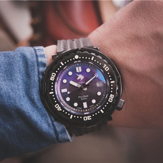 

PROXIMA мужские дайверские часы 47,8 мм автоматические часы с тунцом 30 бар водонепроницаемые механические наручные часы со светящимся сапфиром NH35 керамический безель
