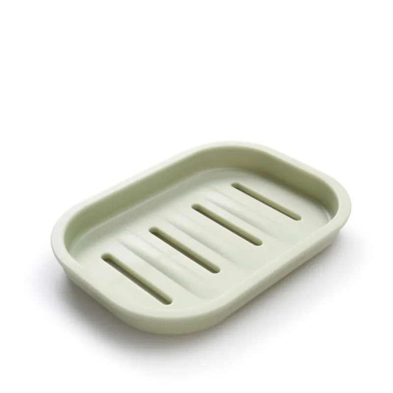 Bathroom Soap Box Plastic Soap Dish Creative Double Draining Soap Holder Plastic Containers with Drain