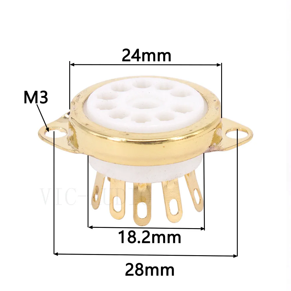 السيراميك صمام أنبوب المقبس ، فراغ أنبوب مكبر للصوت ، Audio الصوت HIFI ، Mount بها بنفسك هيكل جبل ، 10 دبابيس ، 6X9 6U9 6AF9 6AB9