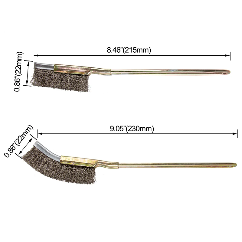 Stahl Draht Pinsel Grill Reinigung Edelstahl Draht Eisen Pinsel Kleine Stahl Kupfer Pinsel Entrosten Brushsteel Draht Pinsel – Detail 2