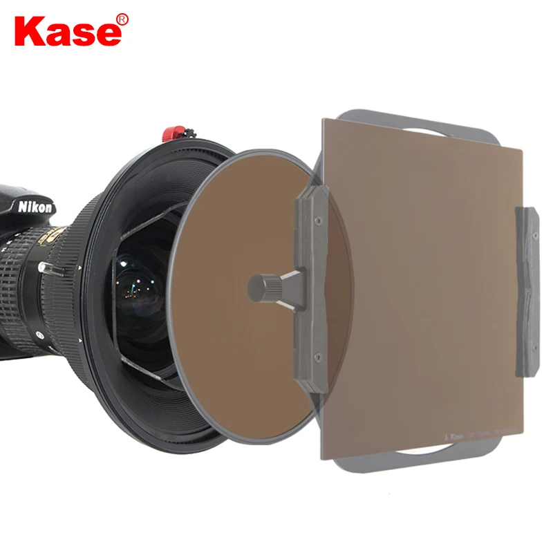 Kase K150P Aluminum 150mm Square Magnetic Filter Holder w/ Round CPL MCUV ND1.8 for Sigma 14-24mm F2.8 ( Sony Mount ) Lens