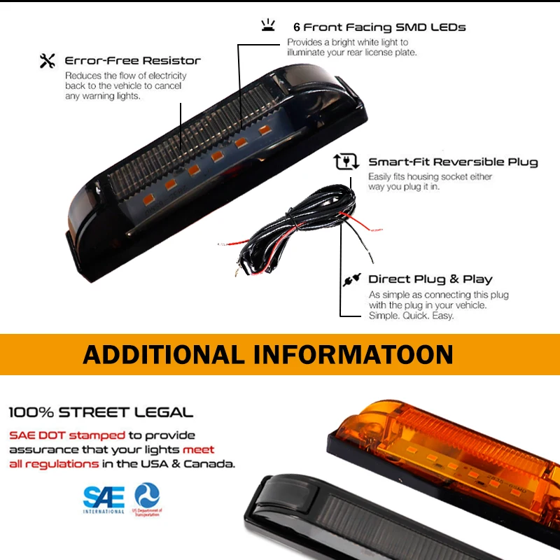 شبكة مركزية أمامية بإضاءة ليد مع طقم لجام الأسلاك ، إضاءة قيادة ، عدسة مدخنة ، أصفر ، كهرماني ، أبيض ، DRL ، طقم لسيارة تويوتا تاكوما ، 12 فولت