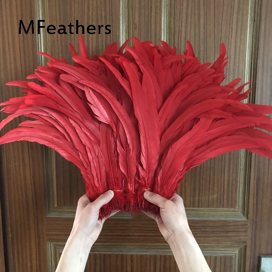 Pack of 20-500PCS Natural Rooster Coque Feather 40-45CM 16-18