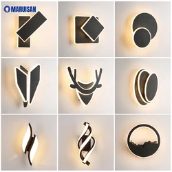 Lámparas de pared modernas para rotación, luces para sala de estar, dormitorio, mesita de noche, pasillo, vestíbulo, iluminación interior, accesorios para el hogar