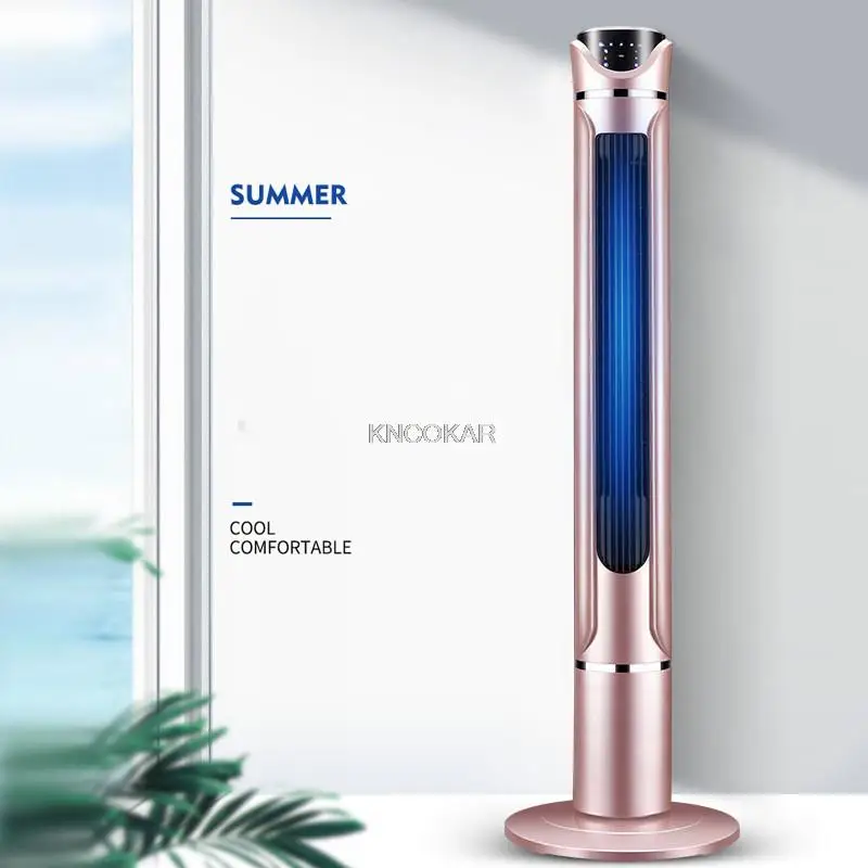 

Tower Fan Leafless Electric Tower Floor Remote Control Household Vertical Air Conditioning Fan Quiet Timing Vertical Fan