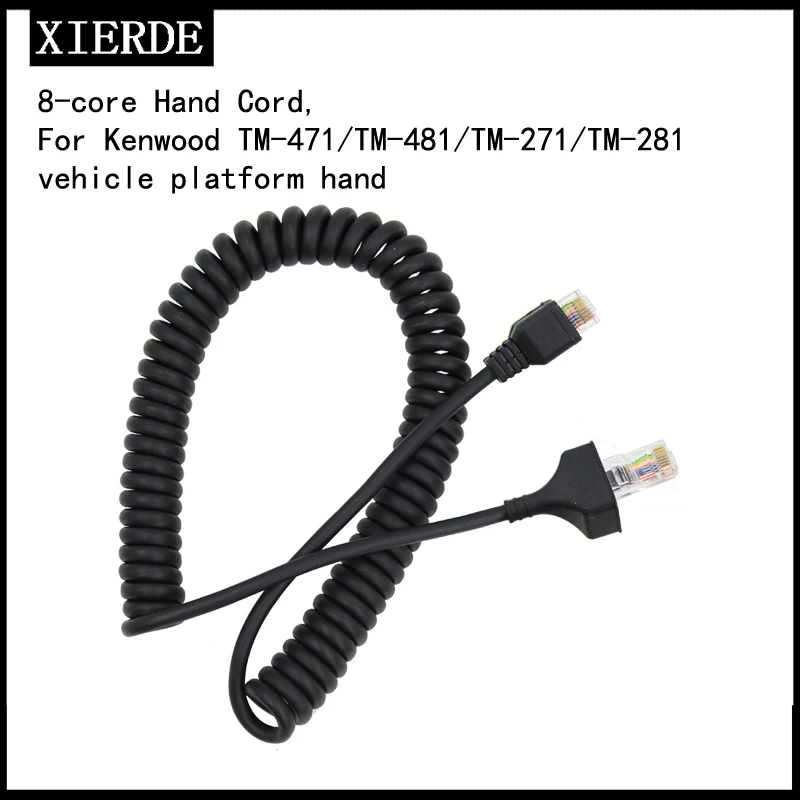 Car Radio Microphone Hand Microphone Cable TM471 TM481 Hand Microphone Replaceable Cable