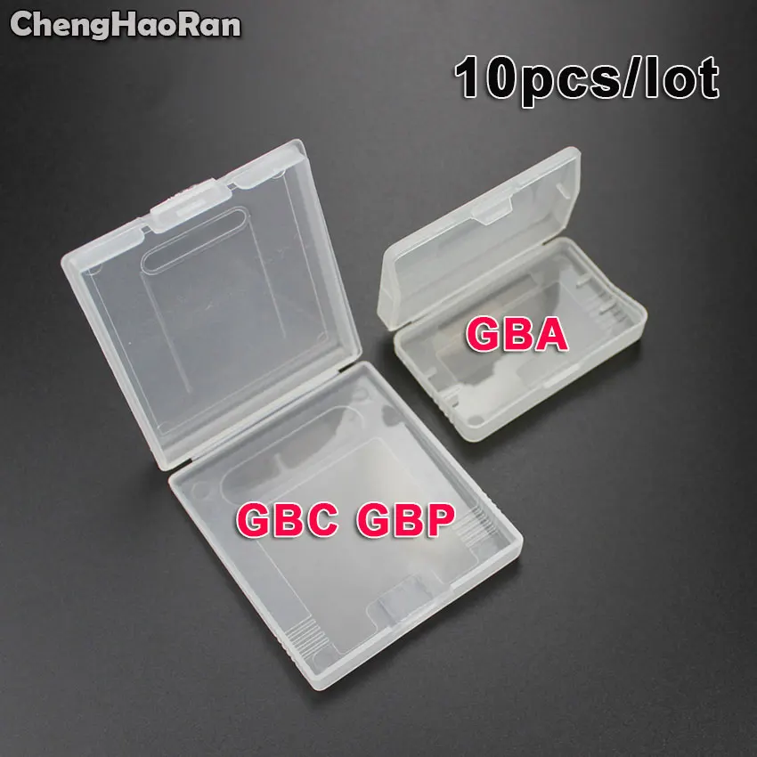 

ChengHaoRan 10pcs Game Cartridge Plastic Case Game Cards Storage Box For GameBoy Pocket GBA GBC GBP Protector Holder Cover Shell