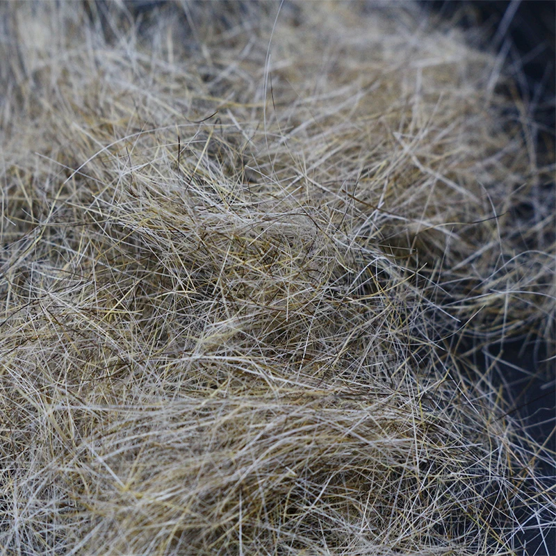 Hot new 2grams natural pale brown fly tying Argentinian hare dubbing fiber long hair nymph fly dub Tungsten Jig tying materials