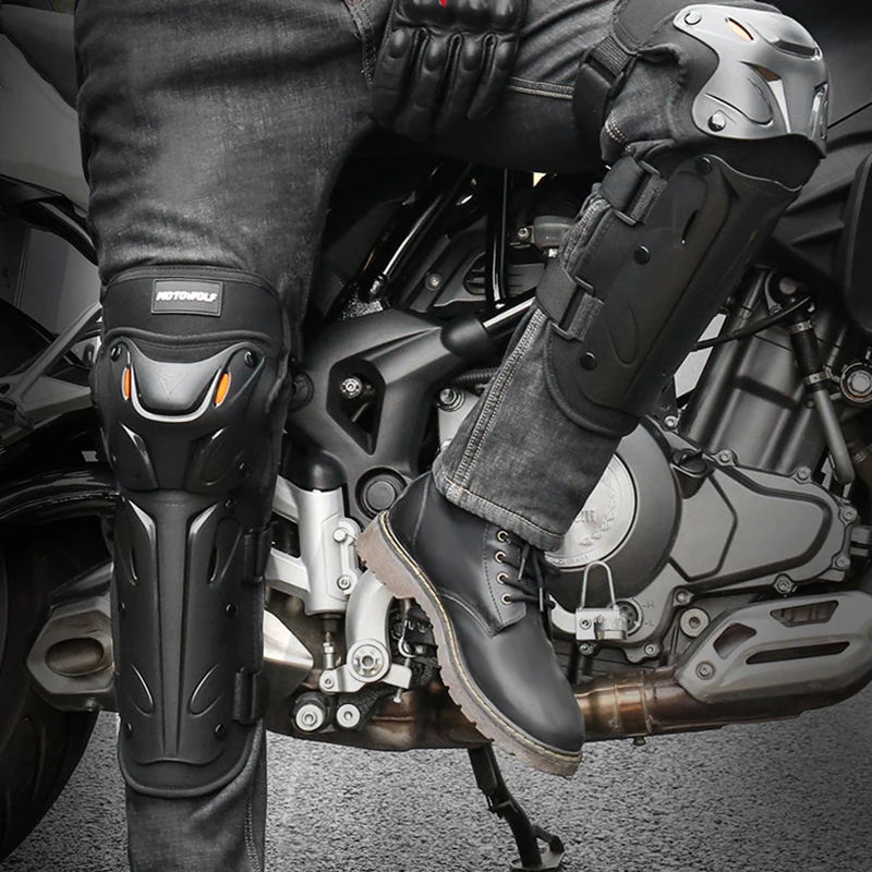 For BMW HONDA Motorcycle Knee Pad Men Protective Gear Knee Gurad Knee Protector Rodiller Equipment Gear Motocross Joelheira Moto