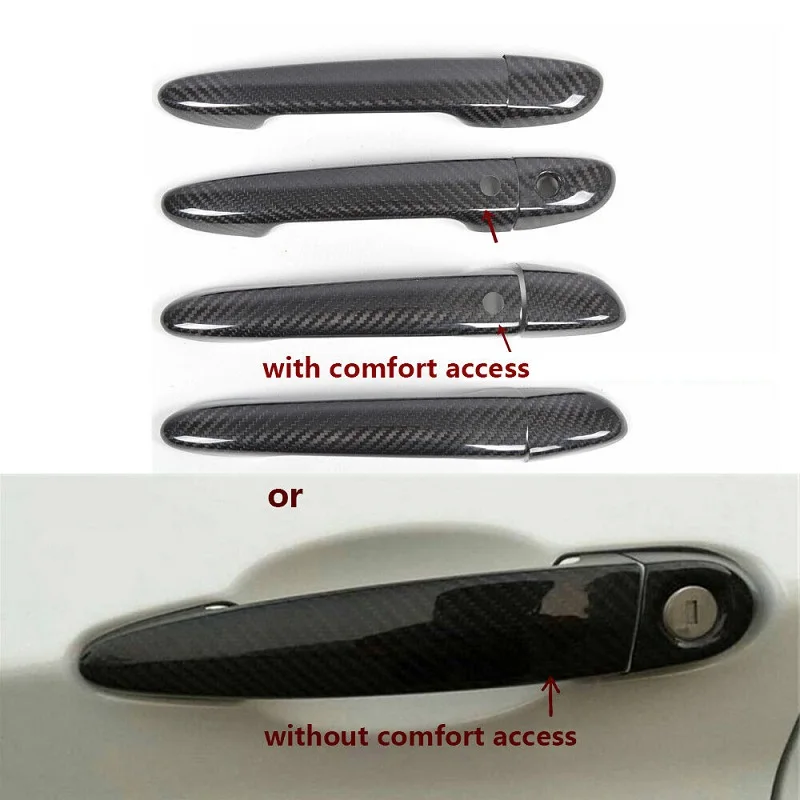 

Carbon Fiber Car Exterior Door Handle Cover Trims External Accessories Fit For Mazda2 Mazda3 BL Axela Mazda6 Miguel Atenza CX-5