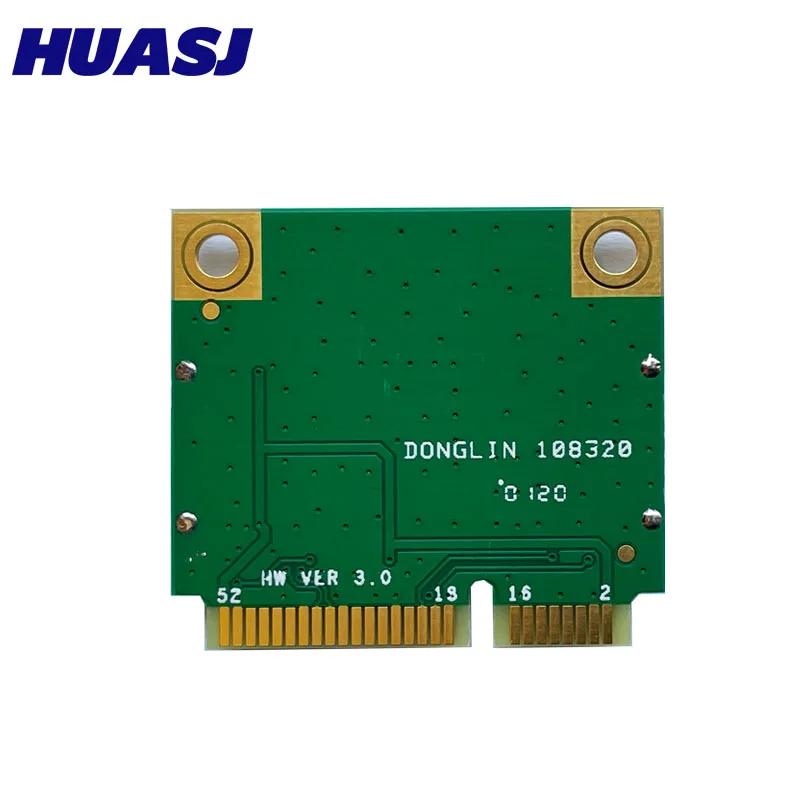 HUASJ New Dual Band Wireless-AC 8265 Intel 8265HMW 8265D2W 2.4G/5Ghz 802.11ac 867Mbps BT4.2 8265AC MINI PCI-E WIFI wireless Card