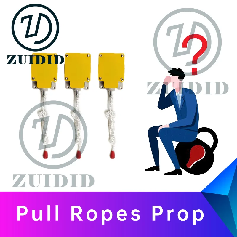 ZUIDID escape room Pull Ropes Prop pull the rope switches in the correct order to unlock real life escape game