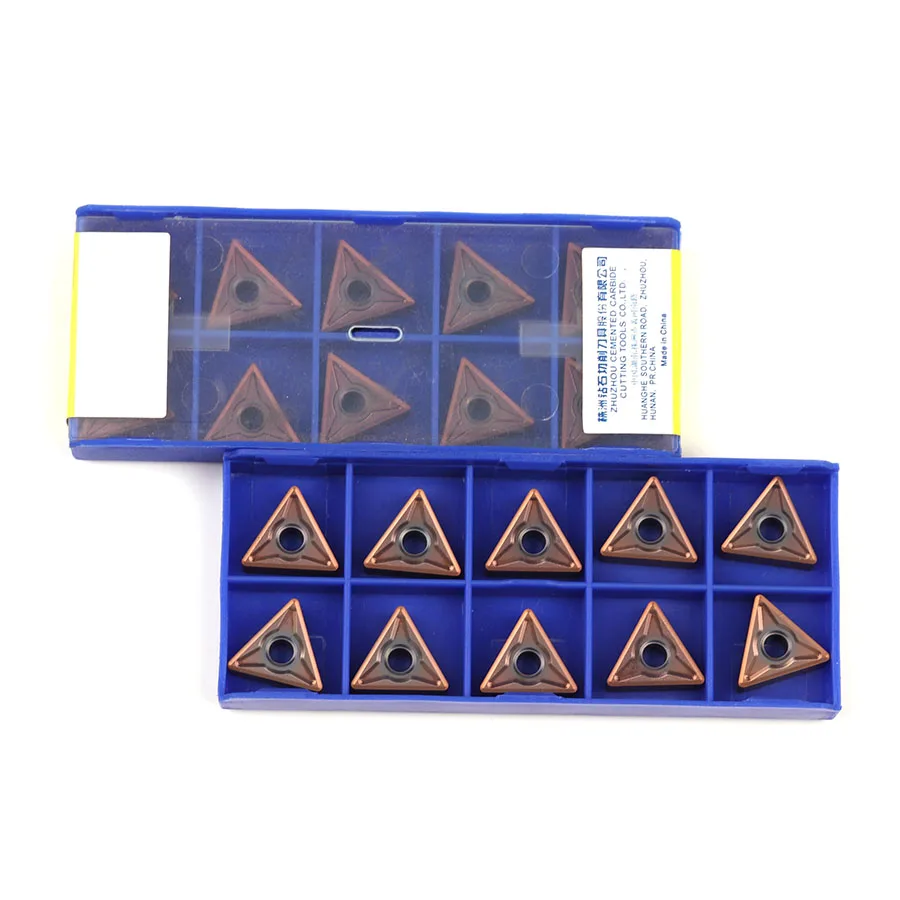 10pcs TNMG160404-EM YBG205 TNMG160408-EM YBG205 CNC lathe turning blade High-quality coated external turning tools carbide blade