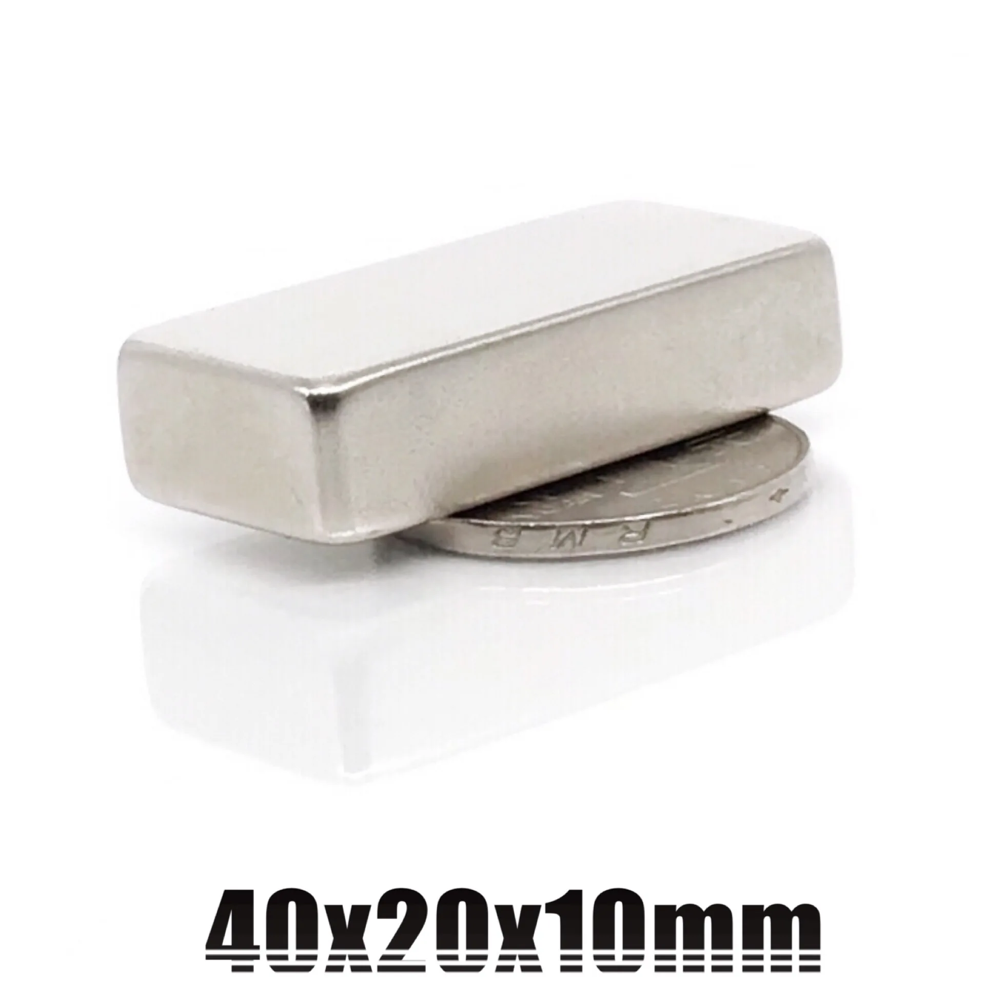 1/2/5Pcs40x20x10 Neodymium Magnet 40mm x 20mm x 10mm N35 NdFeB Block Super Powerful Strong Permanent Magnetic imanes 40*20*10