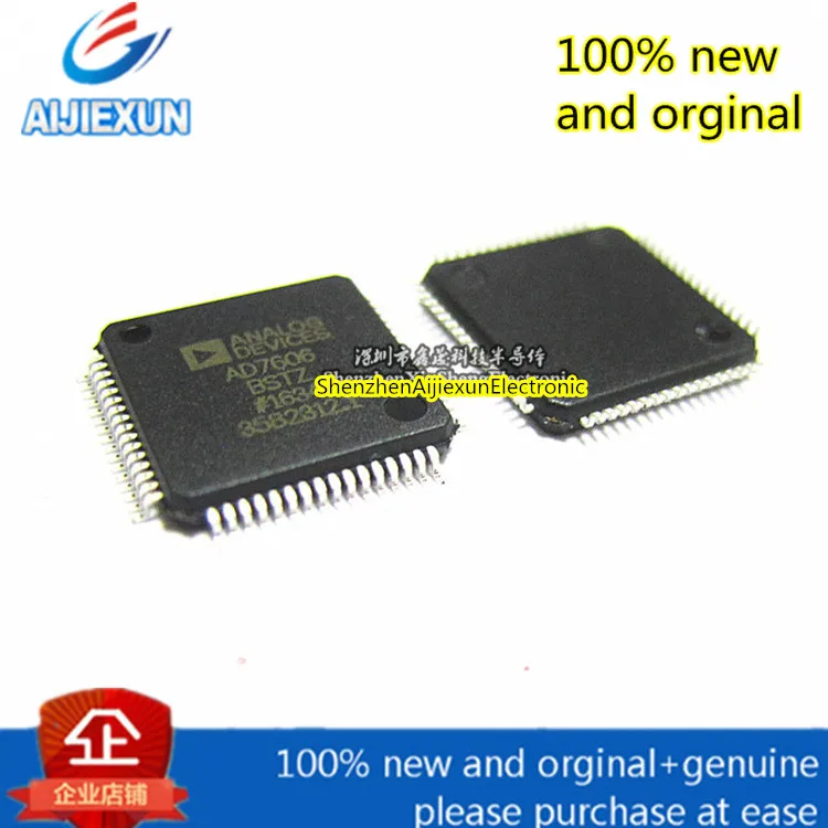 1Pcs 100% New and original AD7606BST AD7606BSTZ AD7606 LQFP-64 Micro controller large stock