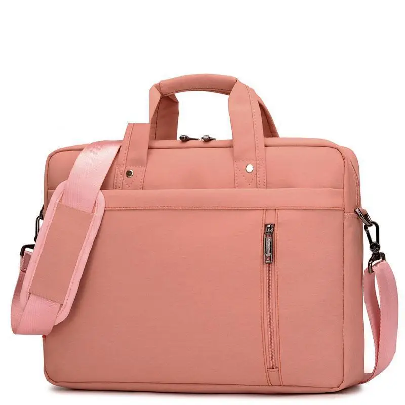 Imagem -06 - Burnur-bolsa Impermeável para Laptop para Homens e Mulheres Bolsa de Ombro Nylon Candy Color Computador Notebook 12 13 13.3 14 15.6 17