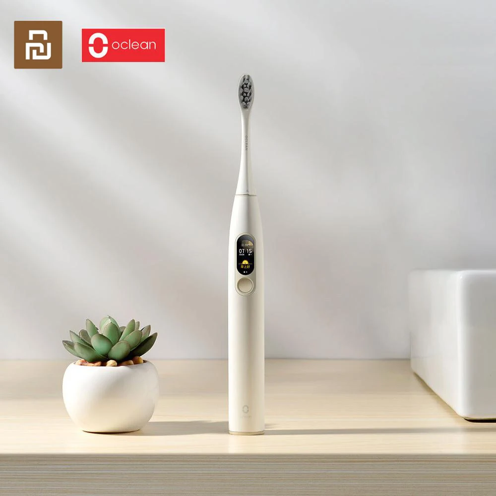 Original youpin Oclean X Smart Sonic Electric Toothbrush Color Touch Screen / Whitening / Gum Care from youpin