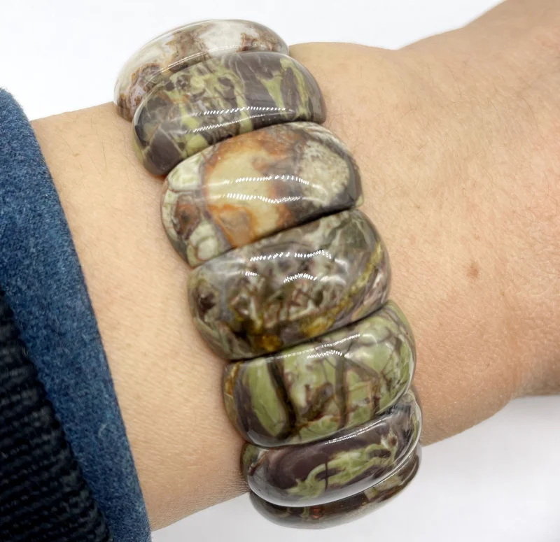Natural Gem Stone Purple Crystal Labradorite Tiger Eye Bead Bracelet DIY Jewelry Energy Bangles Stretch Chain For Men Women