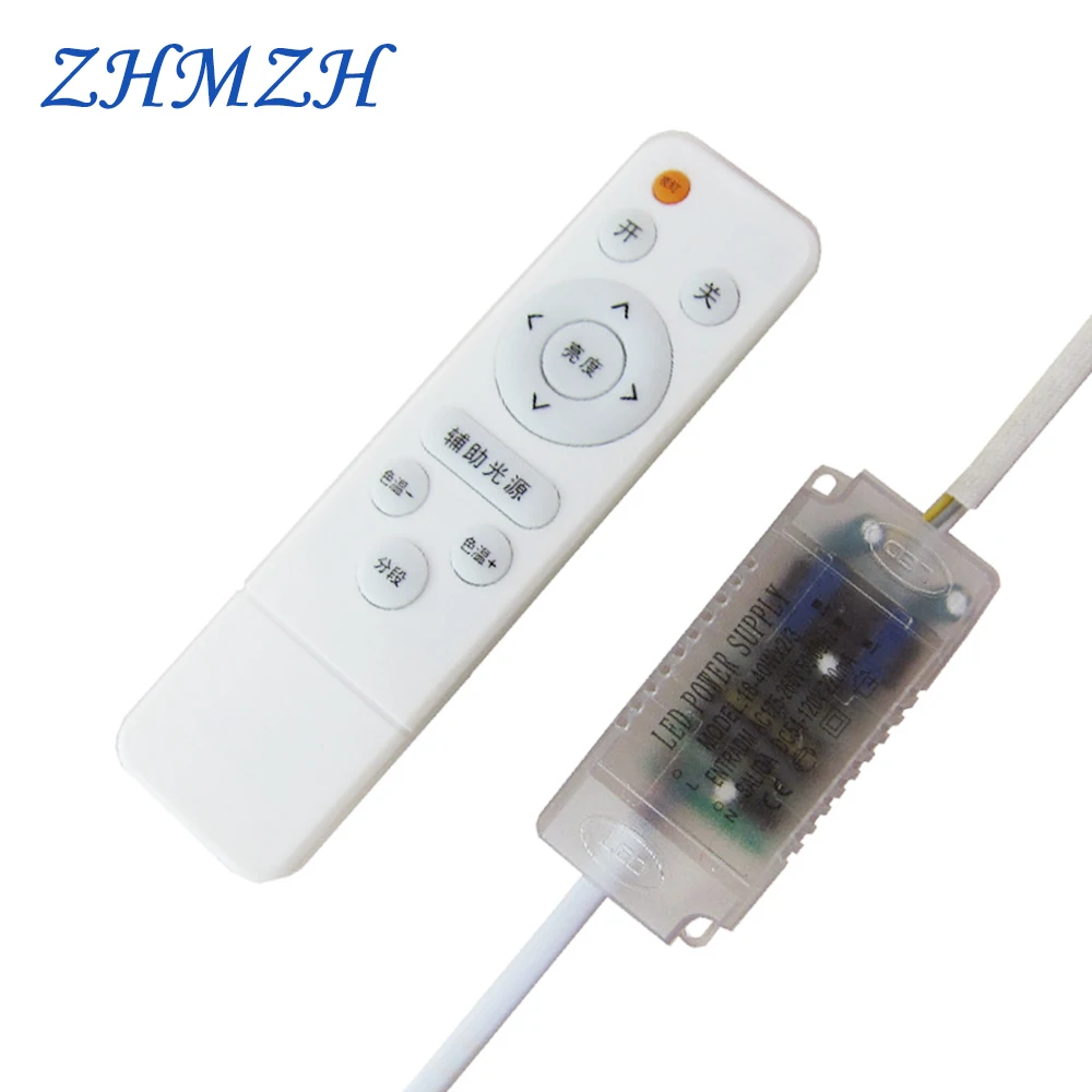 ZHMZH Constant Current LED Driver 12W 24W 40W 60W 100W 120W Transformers 230mA Infrared Remote Control LED Power Supplies 220V