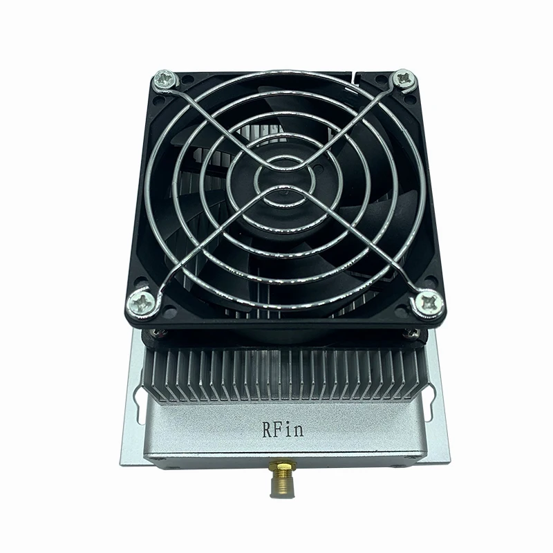 433MHZ 400-470MHZ UHF 80W UHF RF Radio Power Amplifier AMP DMR + heatsink + Fan