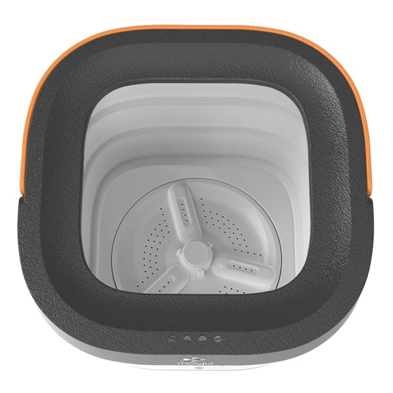 Lavadora plegable de 100-240V, máquina de lavado de ropa interior, cuidado de bragas, viaje de negocios, operación de botón táctil portátil