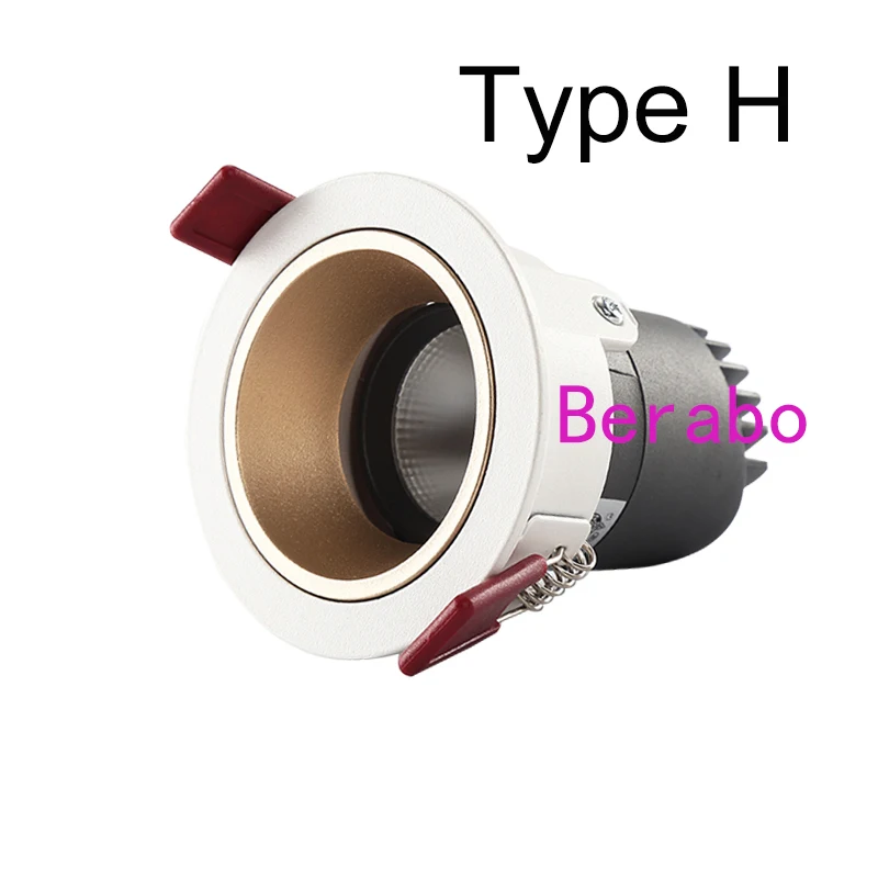 LED Downlight 12W 18W 30W Runde Einbauleuchte AC110V220V Unten Licht Wohnkultur Schlafzimmer Küche Innen spot Beleuchtung – Detail 7