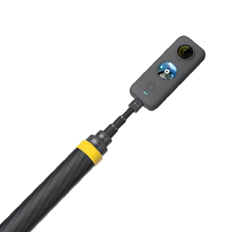 Insta360 bery tage-Perche à selfie ultra-longue édition arc-en-ciel, accessoires en fibre de carbone pour Insta 360 ONE X2 / ONE RS, nouvelle version 3m