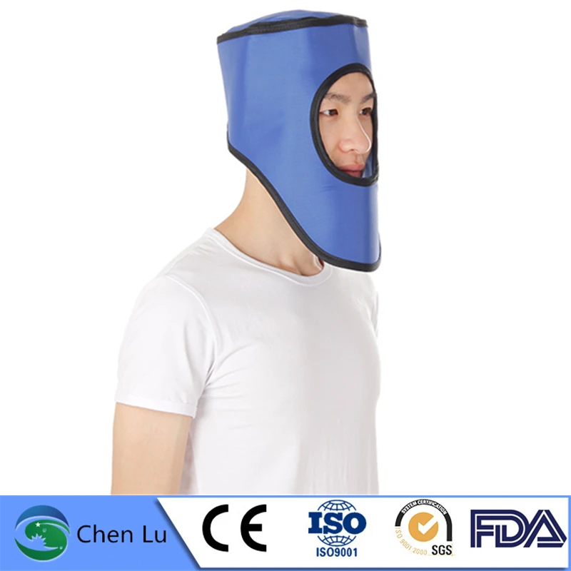 Direct selling x-ray gamma ray radiation protective 0.5mmpb lead cap radiological protection high quality lead one-piece hat