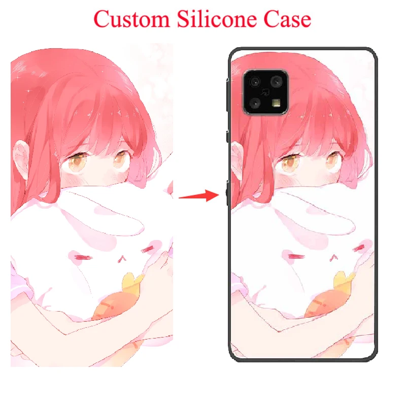 DIY Customized Case For Sharp Aquos Sense4 R5G Case Personalized Photo Phone Case for Sharp Aquos Sense 4 Lite Plus Basic Funda